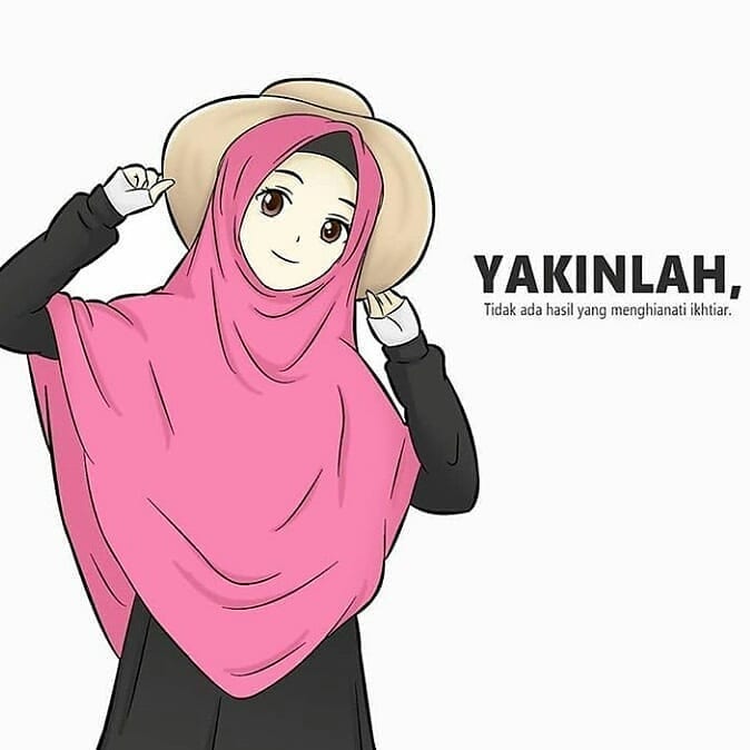 Gambar Muslimah Kartun