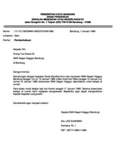 20+Contoh Surat Dinas Terbaru Dan Terlengkap