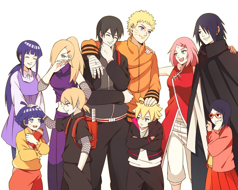 Gambar Naruto Bersama Temanya