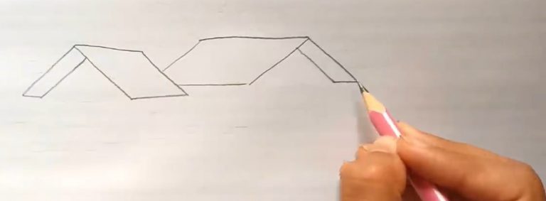 Cara Menmggambar Atap Rumah