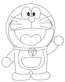 Cara Menggambar Doraemon