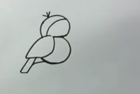 Cara Menggambar Burung Dengan Angka Tiga