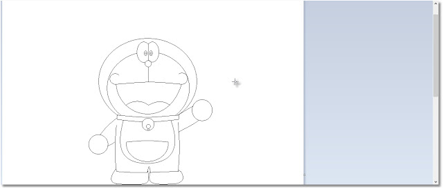 Cara Menggambar Doraemon Di Paint