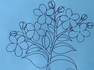 Cara Menggambar Bunga Melati