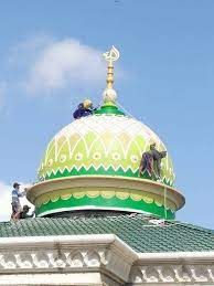 Gambar Kaligrafi Kubah Luar Masjid